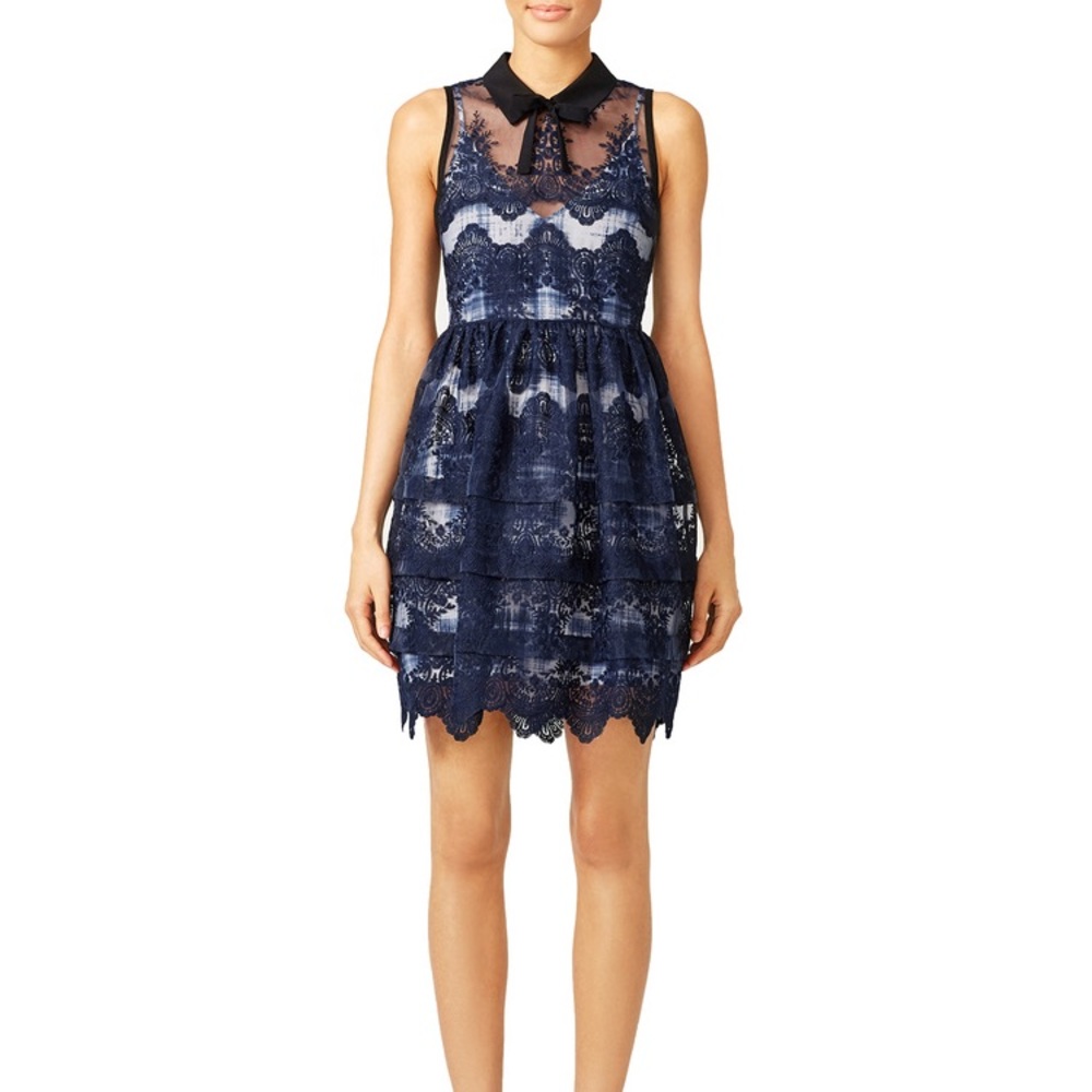 Marissa Web Navy Lace Dress